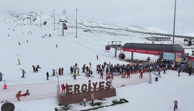 Erciyes'e 70 bin ziyaretçi geldi