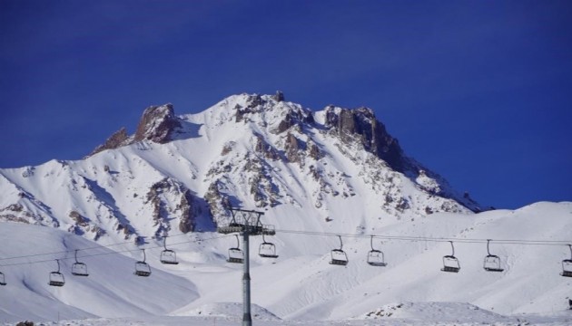 Erciyes Kayak Merkezi'nde çığ düştü!