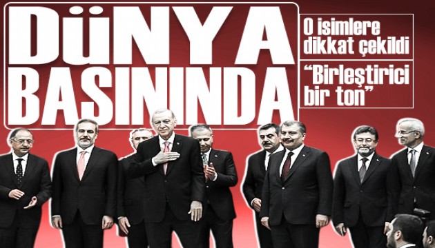 Erdoğan'ın yeni kabinesi dünya basınında: İki isim ön plana çıktı