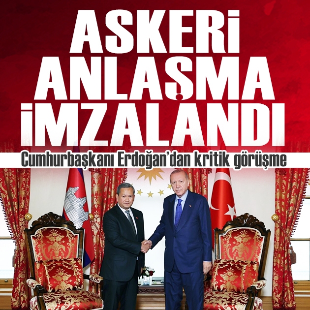 Türkiye ile Kamboçya arasında çerçeve askeri anlaşma imzalandı