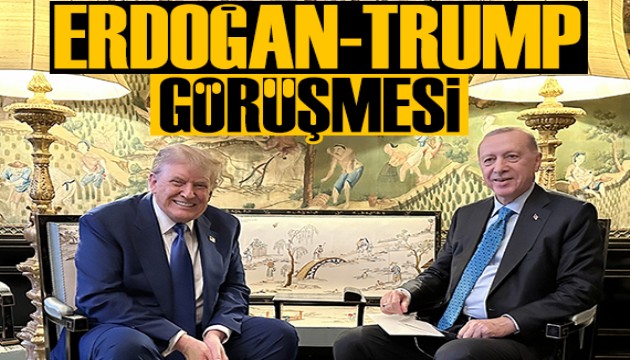 Cumhurbaşkanı Erdoğan, Trump ile görüştü