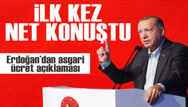 Cumhurbaşkanı Erdoğan'dan asgari ücret açıklaması: Bir kez yapılacak zamla bu iş biter!