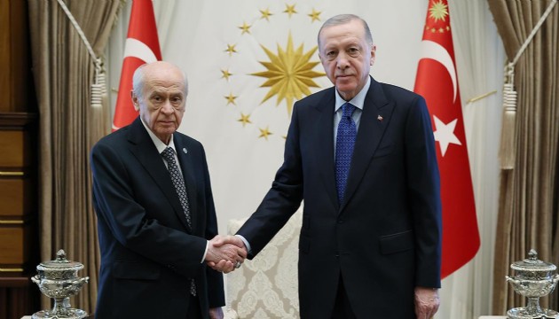 Cumhurbaşkanı Erdoğan, Devlet Bahçeli ile görüştü