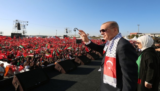 Cumhurbaşkanı Erdoğan'ın 'Büyük Filistin Mitingi' açıklamaları dünya basınında