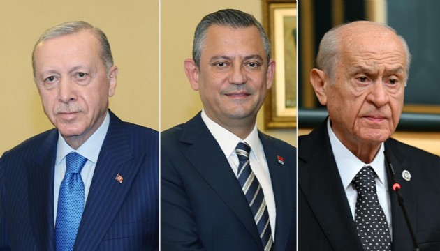 Cumhurbaşkanı Erdoğan, Bahçeli ve Özel'in yeni yılını kutladı