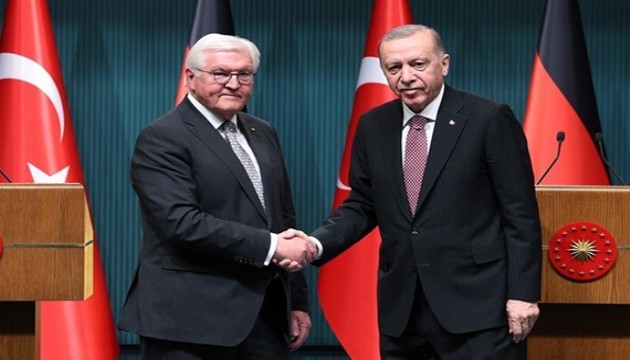 Erdoğan Alman mevkidaşı ile görüştü