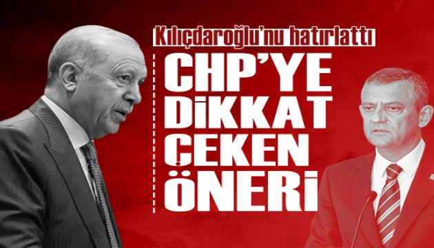 Cumhurbaşkanı Erdoğan'dan CHP'ye arınma önerisi