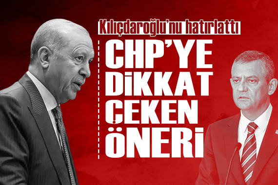 Cumhurbaşkanı Erdoğan'dan CHP'ye arınma önerisi