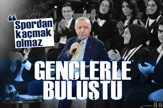 Cumhurbaşkanı Erdoğan gençlerle buluştu