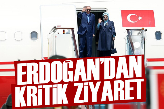 Cumhurbaşkanı Erdoğan Kazakistan'a gitti
