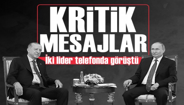 Cumhurbaşkanı Erdoğan Putin ile görüştü