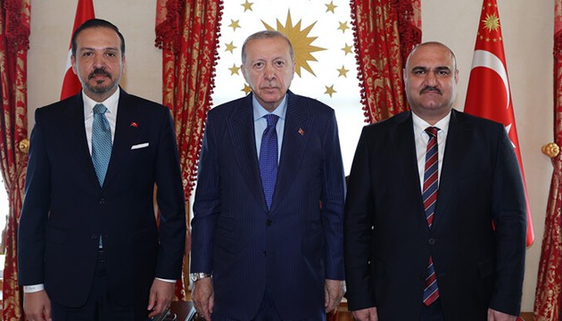 Cumhurbaşkanı Erdoğan, Kerkük Valisi Ağa ile görüştü