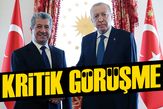 Cumhurbaşkanı Erdoğan, IKBY Başbakanı Barzani'yi kabul etti
