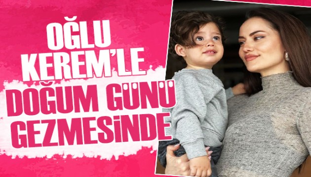 Fahriye Evcen'den oğluyla paylaşım