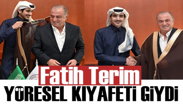 Fatih Terim yöresel kıyafeti giydi!