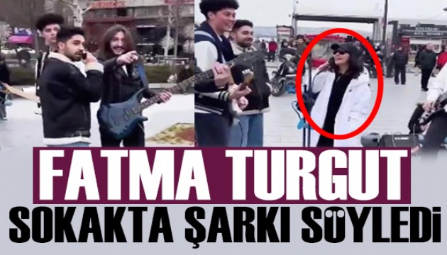 Fatma Turgut sokakta gençlerle şarkı söyledi, İmamoğlu'ndan cevap geldi