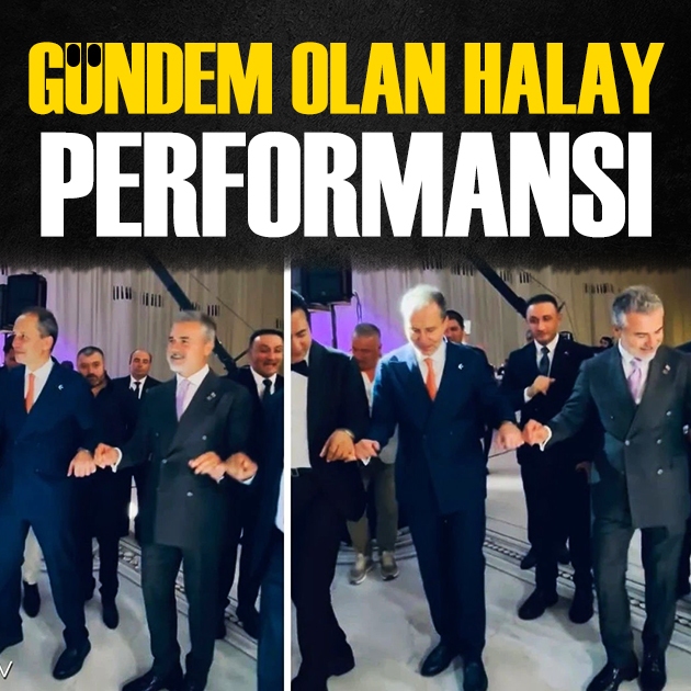 Fatih Erbakan'dan gündem olan halay!