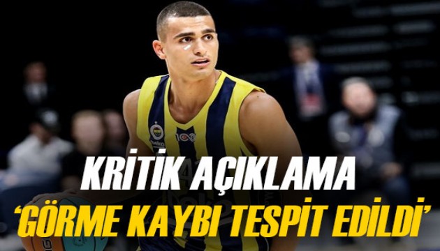 Fenerbahçe Beko'dan Yam Madar açıklaması! 'Görme kaybı tespit edildi'