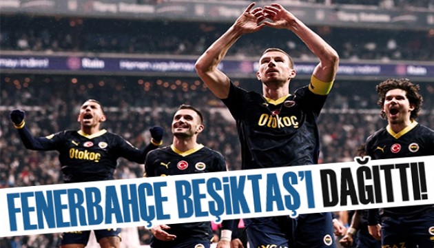 Derbide zafer Fenerbahçe'nin! Beşiktaş resmen dağıldı