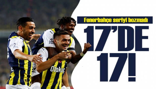 Hatayspor karşısında Fenerbahçe'den görkemli galibiyet! 17 maçlık seri bozulmadı