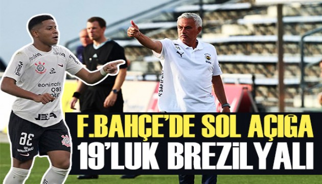 Fenerbahçe'de sol kanada 19'luk Brezilyalı