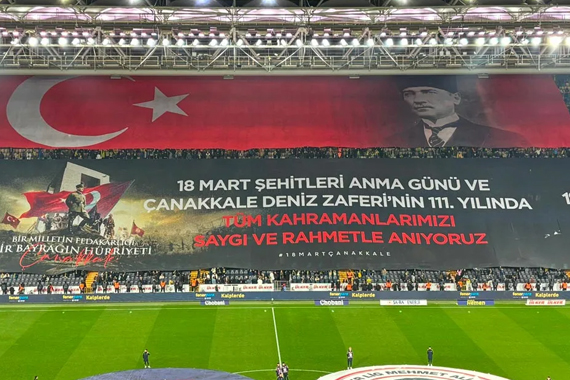 Fenerbahçe’den 18 Mart Çanakkale Zaferi'ne özel koreografi