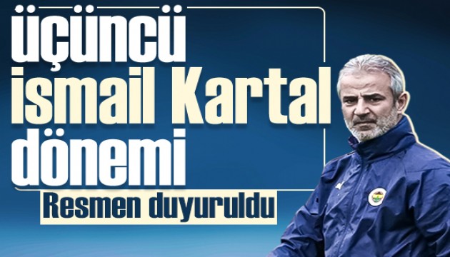 Fenerbahçe İsmail Kartal'ı resmen duyurdu