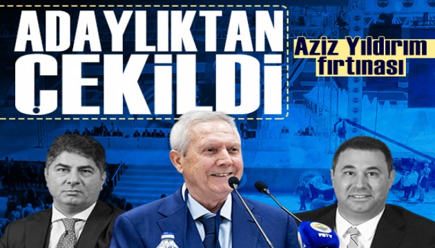Fenerbahçe'de başkan adayı Barış Göktürk, adaylıktan Aziz Yıldırım lehine çekildiğini açıkladı