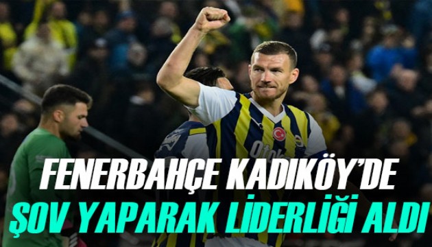 Fenerbahçe, Süper Lig'de liderliği şov yaparak geri aldı: 4-1