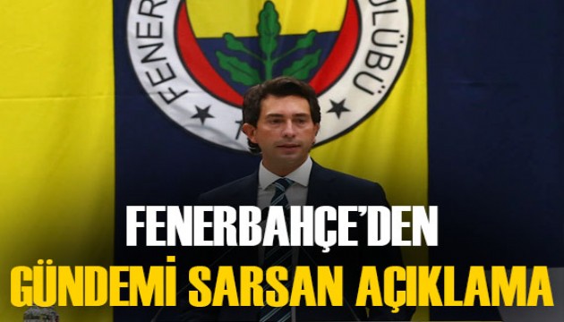 Fenerbahçe'den çarpıcı açıklama! 'Maçı yeniden...'