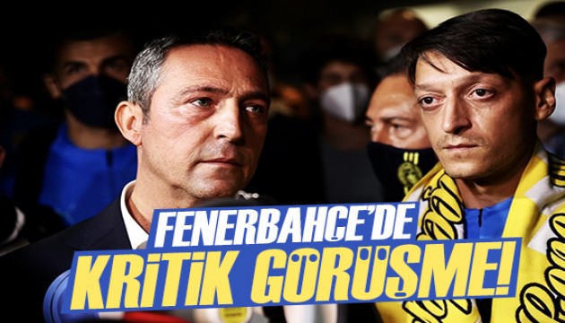 Fenerbahçe'de kritik görüşme!