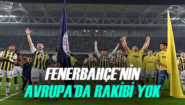 Fenerbahçe'nin hiç rakibi kalmadı