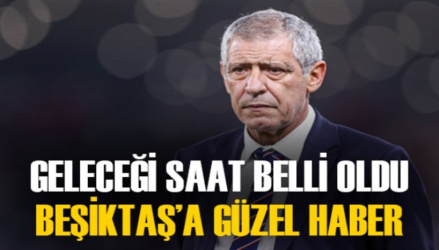 Beşiktaş'a müjdeli haber! Fernando Santos'un geleceği saat belli oldu