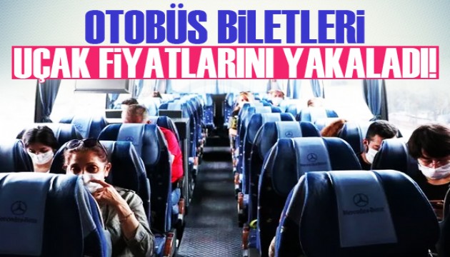 Otobüs biletleri uçak fiyatlarını yakaladı