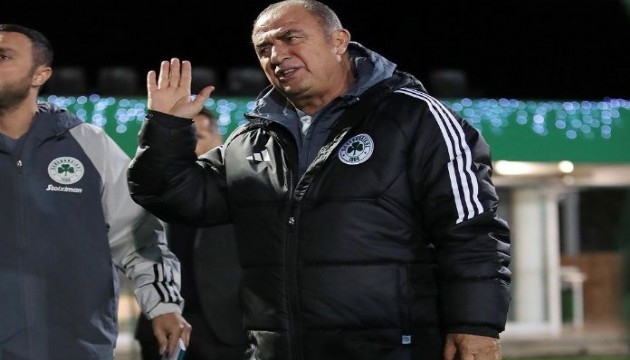 Fatih Terim, Panathinaikos'un başında ilk antrenmanına çıktı