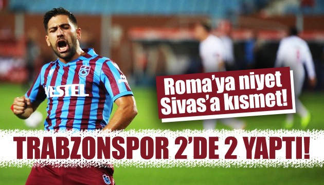 Trabzonspor 2'de 2 yaptı!