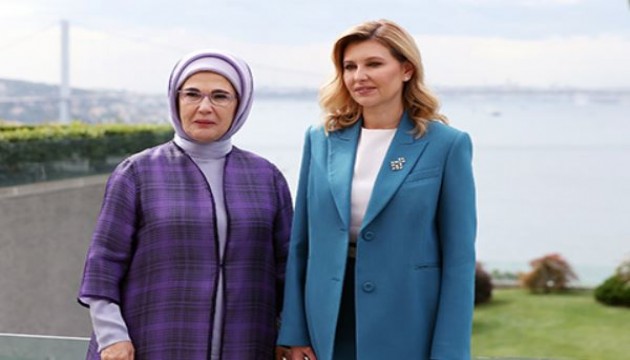 Zelenskiy'nin eşi, Emine Erdoğan’a yaptıklarından dolayı minnettar