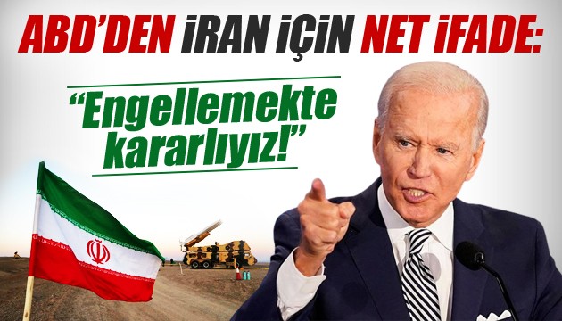 Biden'dan İran için flaş sözler! 'Kararlıyız'