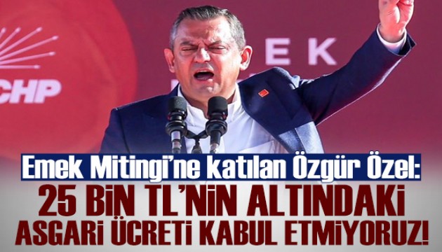 Özel: 25 bin liranın altındaki asgari ücreti kabul etmiyoruz