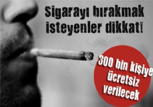 Sigarayı bırakmak isteyenler dikkat