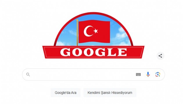 Google'dan 29 Ekim Cumhuriyet Bayramı'na özel doodle