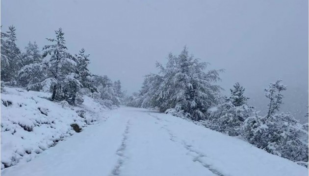 O ilde kar kalınlığı 10 santimetreye ulaştı