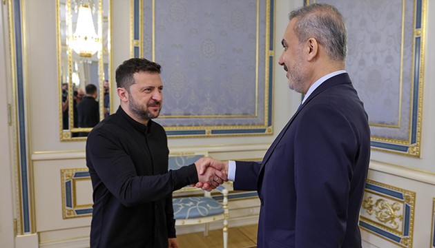 Bakan Fidan, Zelenskiy ile görüştü