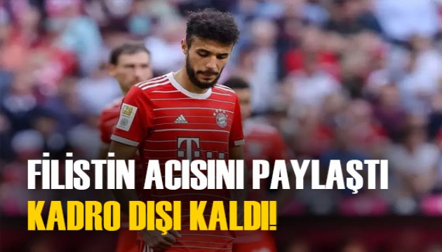 Filistin'in acısını paylaşan Mazraoui de kadro dışı! Bayern Münih...