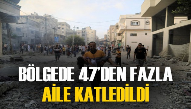 İsrail'in saldırıları sonucu 47'den fazla aile yok oldu!