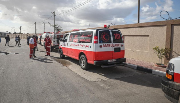 Filistin Kızılayı'ndan İsrail açıklaması