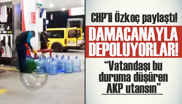 Özkoç paylaştı! 'Vatandaşı bu duruma düşüren AKP utansın'