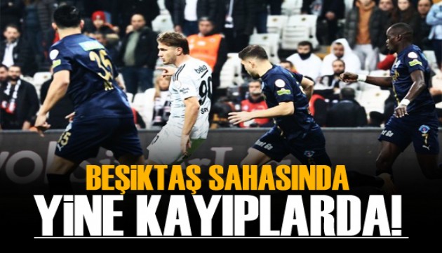 Beşiktaş sahasında yine kayıp!