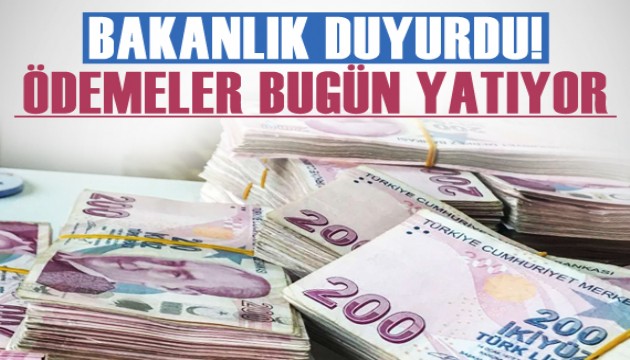 Tarım ve Orman Bakanlığı: Destek ödemesi bugün yatıyor