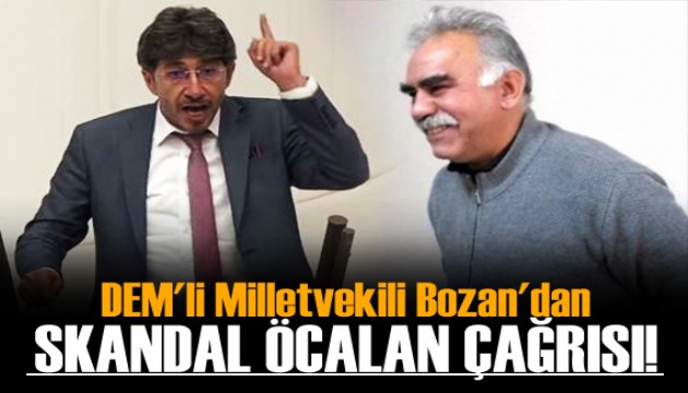 DEM'li Milletvekili Bozan'dan Öcalan çağrısı